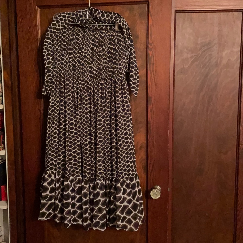Giraffe print dress/skirt